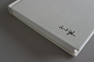 white book page on white table